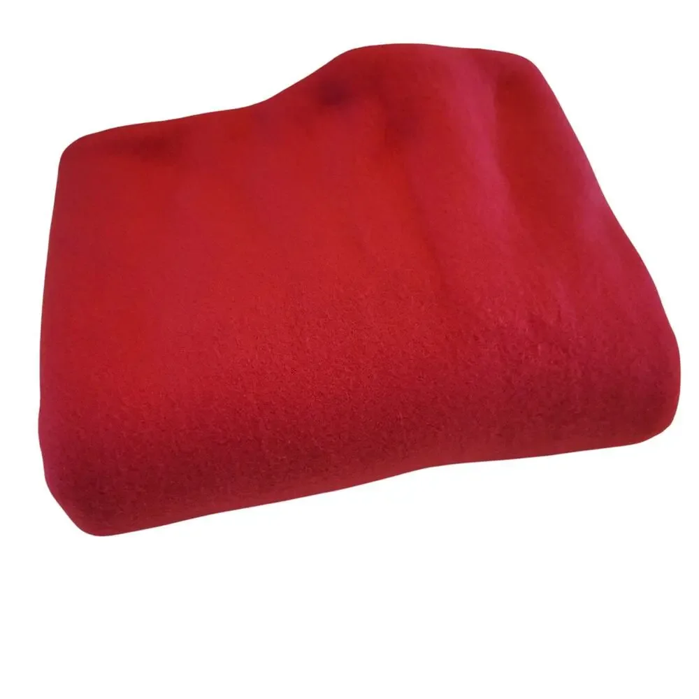 Red Fleece Fabric 62 x 28
